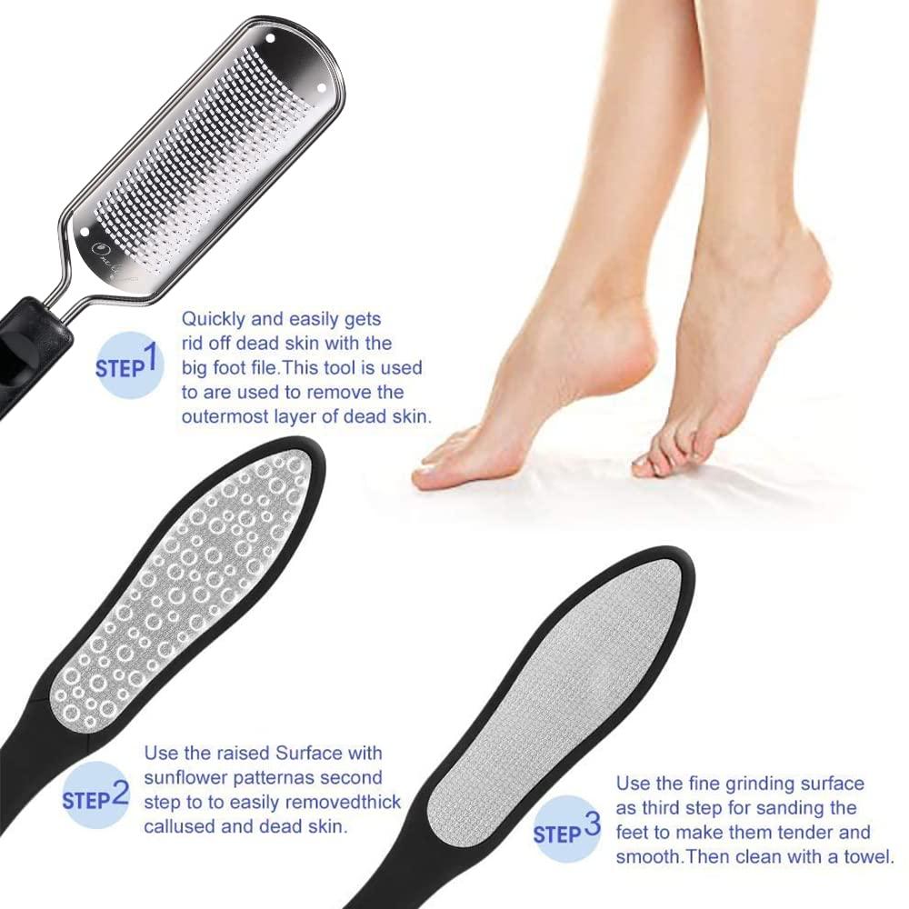 Tbest Hard Dead Skin Remover, Grinding Sanding Pedicure Feet Care Tool  Callus Remover Foot Rasp File