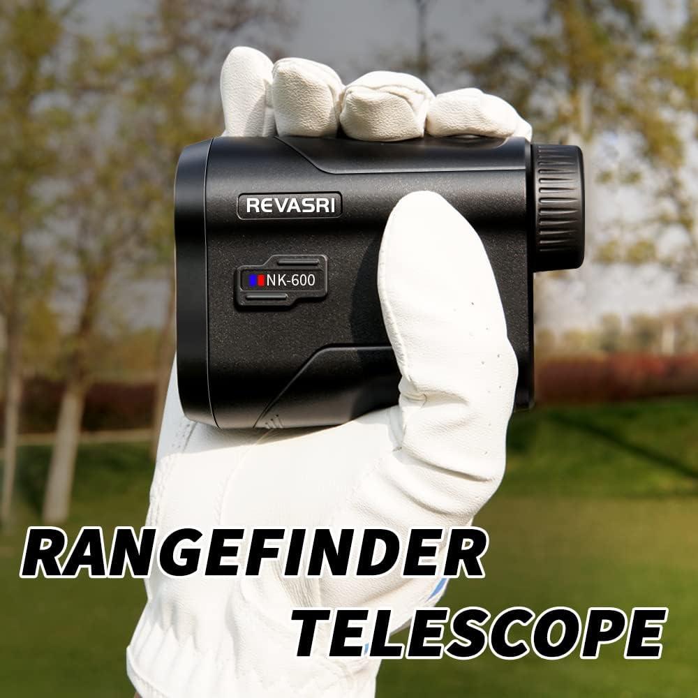 and Flag Vertical 650 Lock Distance Scan Measurement REVASRI and Versatile Horizontal Range Golfing Finder with Vibration, for Hunting, Golf Battery Yards Rechargeable Rangefinder Function, Slope