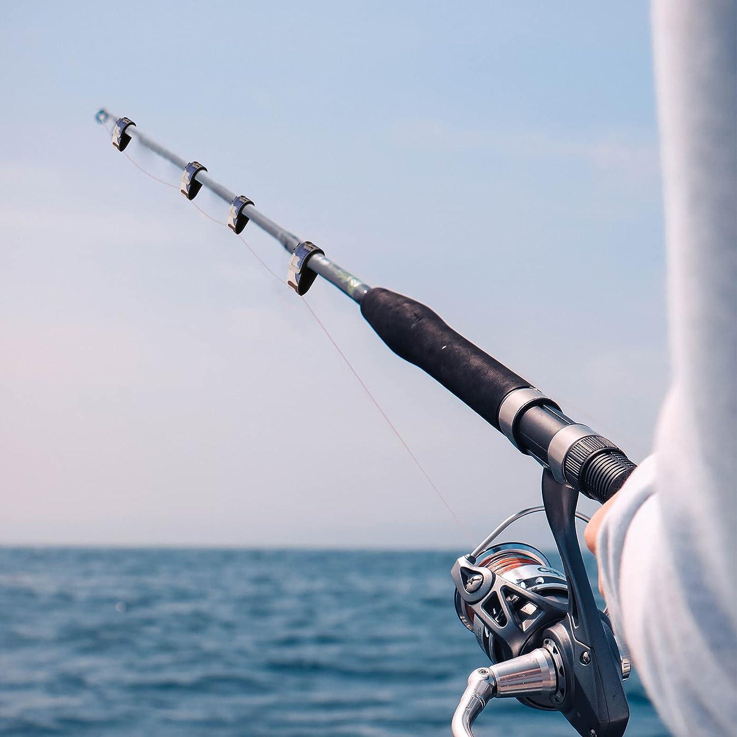 Garosa Fishing Rod Tie, Strong Elastic 3pcs Nylon Fishing Rod Holders,  Practical Outdoor Fishing Fishing Lovers For Pole Holders Ice Fishing 