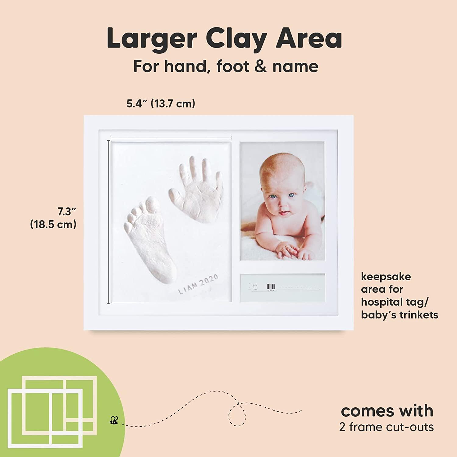 KeaBabies baby footprint kit - baby hand and footprint kit - baby shower  gifts for mom - baby keepsake 