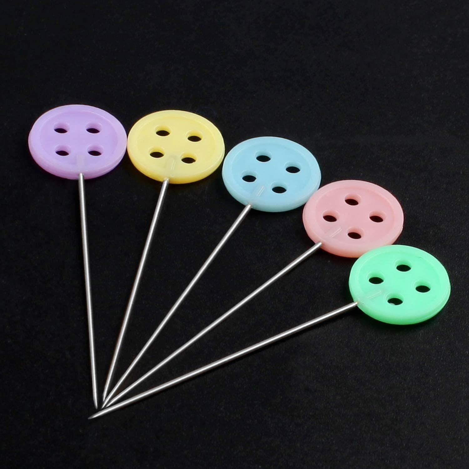 Flat Button Head Pins, Notions