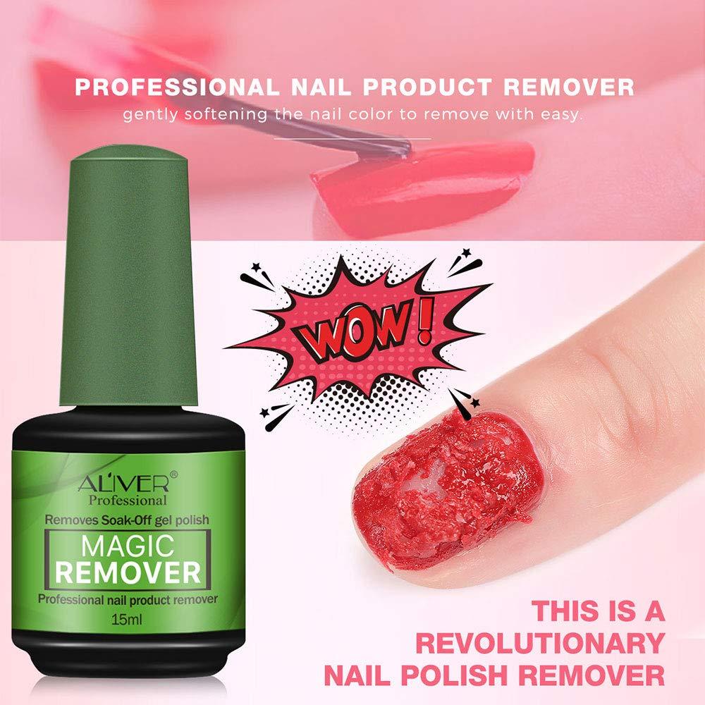 Magic Remover - Professional Nail Polish Remover Cleanser Removes Nail Art