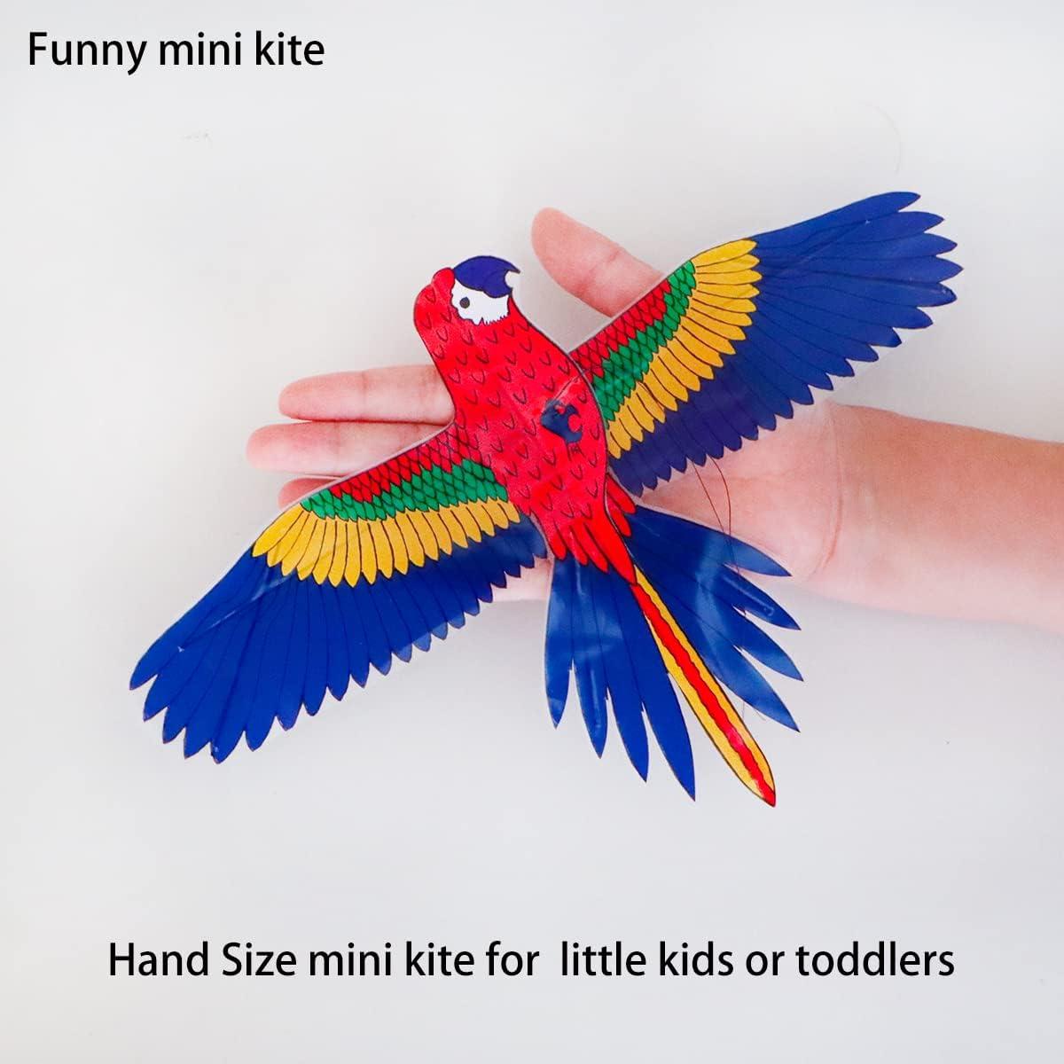 Mini Kite for Kids Ages 3-8, Kites for Toddlers Age 3-5 Easy to Fly for  Boys and Girls, Beginner Kids Kite Beach Parrot