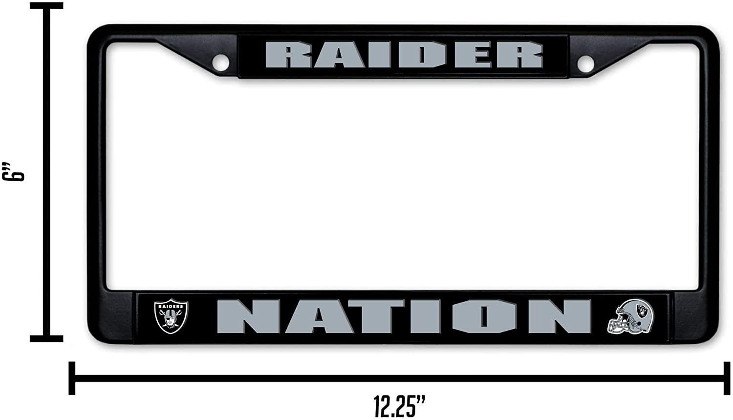 Wincraft Raiders Frost License Plate Frame