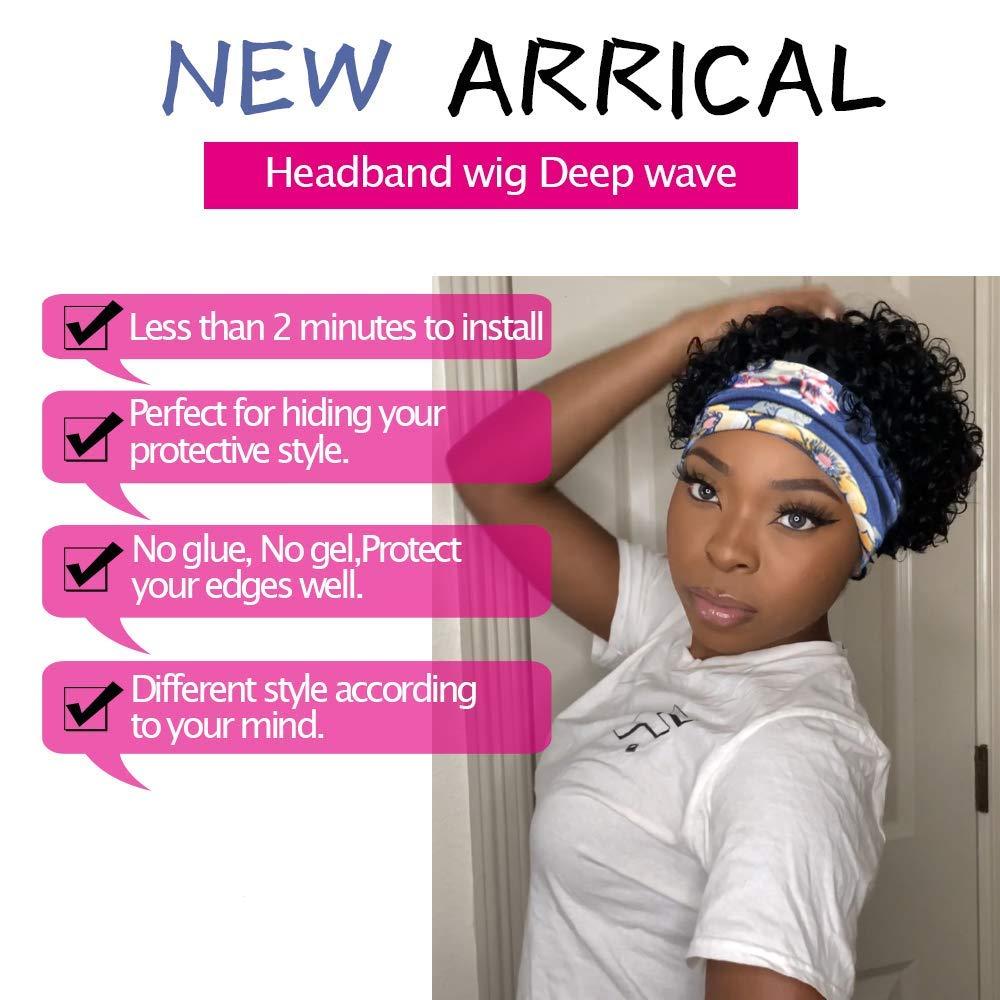 Sooolavely Deep Wave Headband Wigs for Black Women Kenya