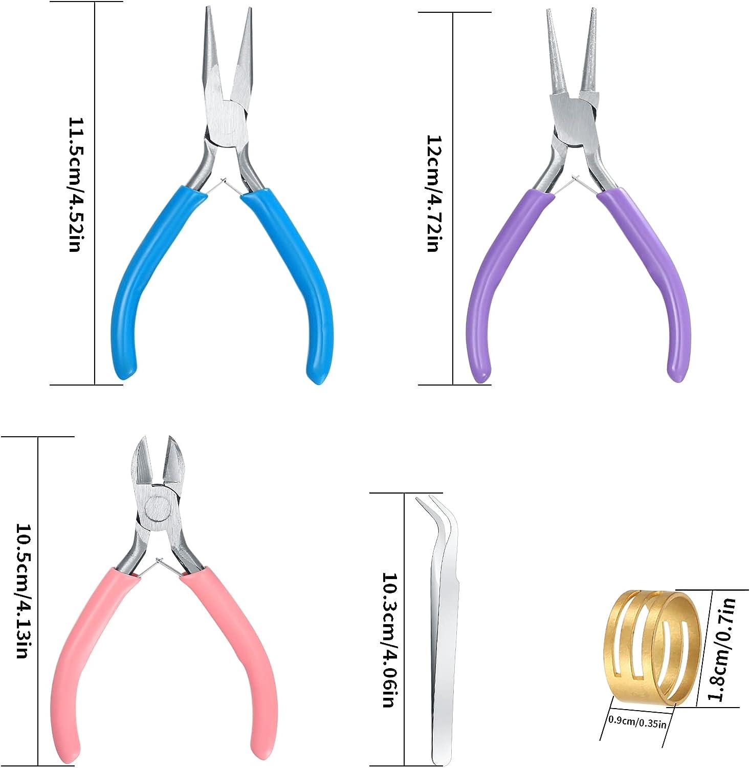 Jewelry Pliers, Jewelry Making Pliers Tools with Needle Nose Pliers/Chain  Nose Pliers, Round Nose Pliers and Wire Cutter for Jewelry Repair, Wire  Wrapping, Crafts, Jewelry Making Supplies3pcs 