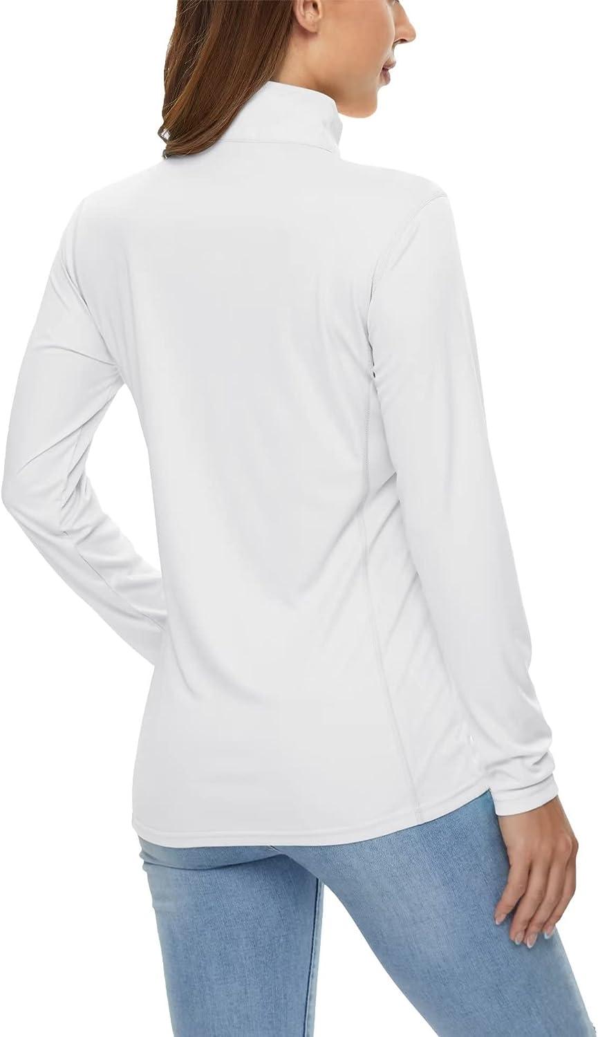 MAGCOMSEN Women's Shirts Long Sleeve 1/4 Zip UPF50+ UV Sun