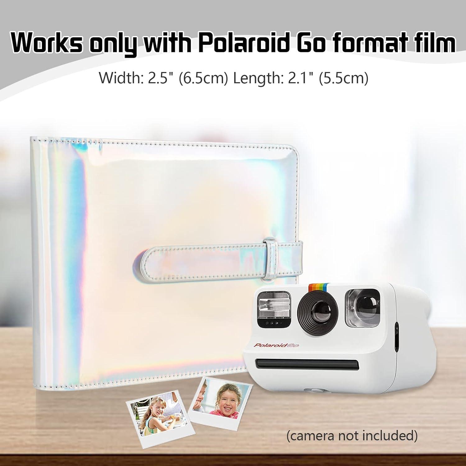 256 Photos Album for Polaroid Go Everything Box Camera and Instant Film  Polaroid Go Photo Album Book (Magic Silver)
