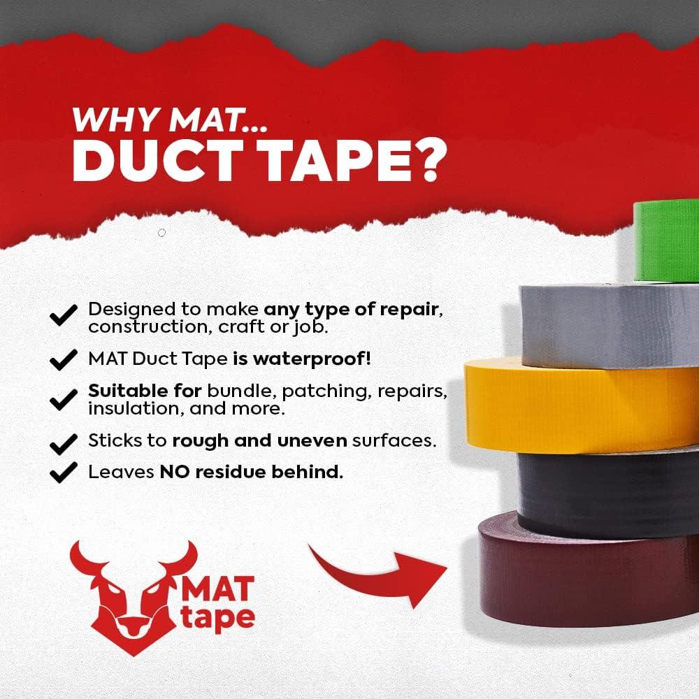  WOD DTC10 Advanced Strength Industrial Grade Red Duct Tape, 1  inch x 60 yds. Waterproof, UV Resistant For Crafts & Home Improvement :  Industrial & Scientific