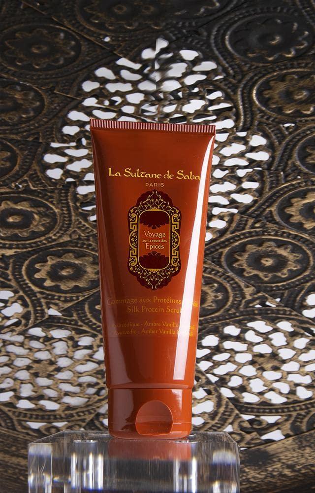 La Sultane de Saba - Silk Protein Scrub - Ayurvedic Treatment - Amber  Vanilla Patchouli Journey To The Spices Route – La Sultane de Saba USA