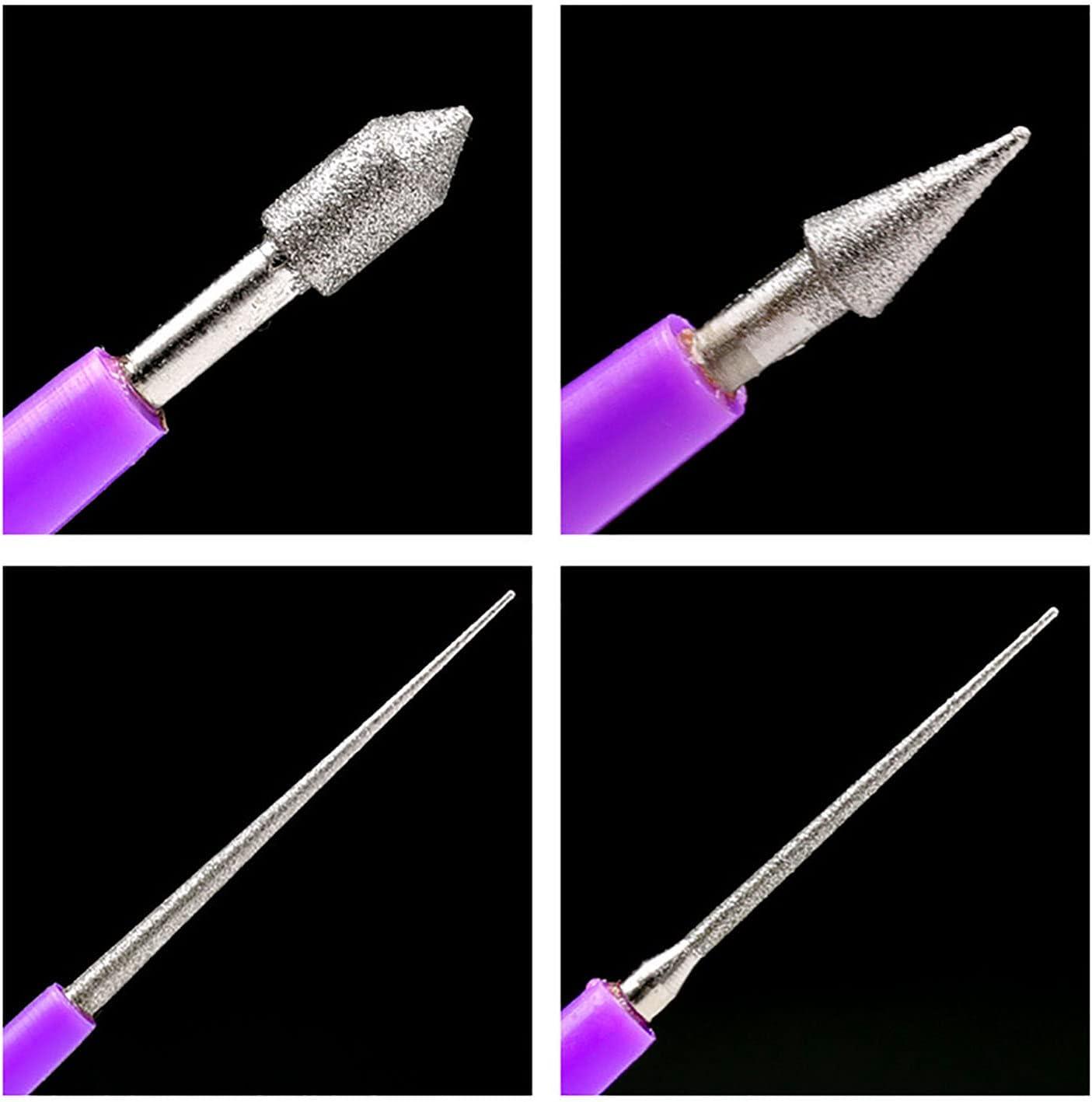 Diamond Tipped Bead Reamer CSNSD 2 Sets Beading Hole Enlarger Tool for DIY Jewelry  Making Bead Reamer Set
