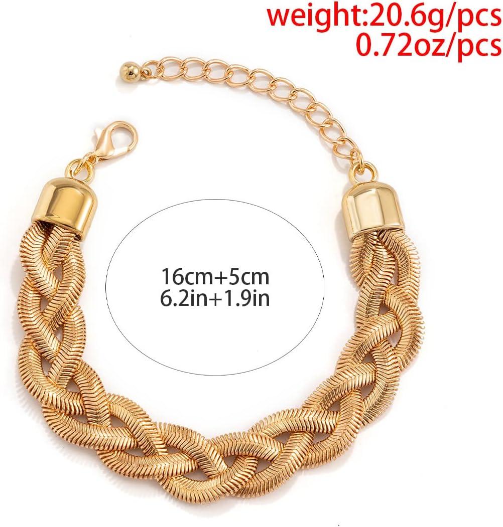 Christian Twisted Snake Chain Bracelet