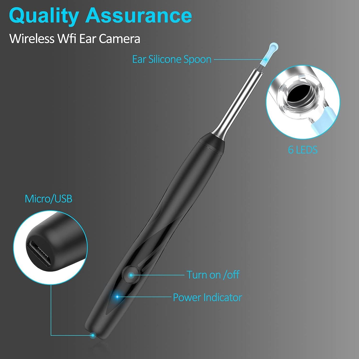 Usb Ear Endoscope With Earwax Removal Tool - Waterproof Ear Camera