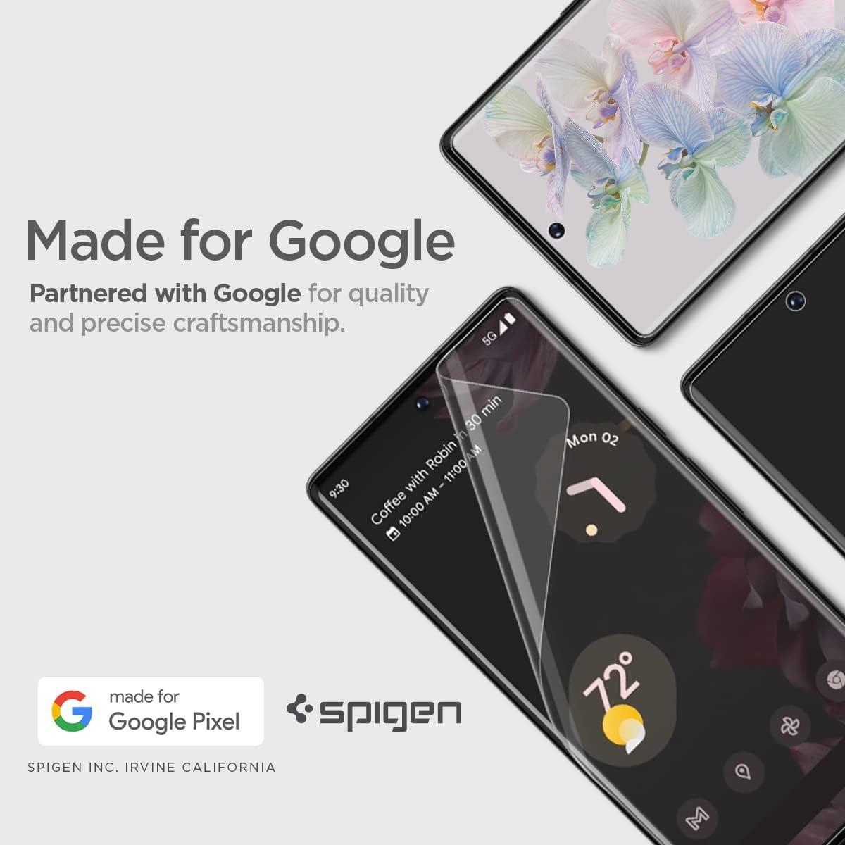 Spigen Glass EZ Fit Optik 2 Pack Black Google Pixel 7a - Glass Screen  Protector