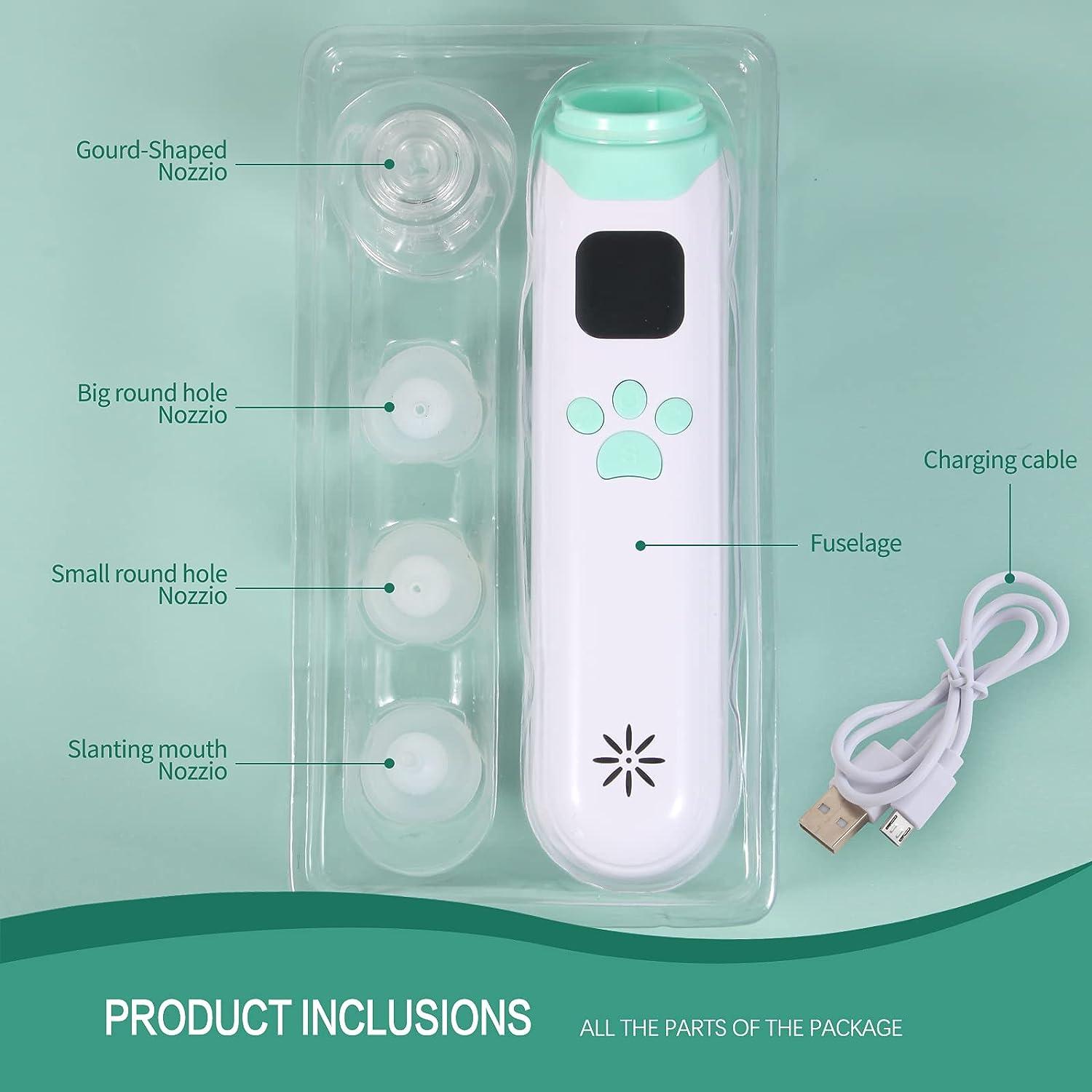 Hopebig Nasal Aspirator Baby Nose Sucker, Electric Baby Nose Sucker with  Adjustable 3 Levels Suction & 2 Size Nozzles with Music & Light Soothing