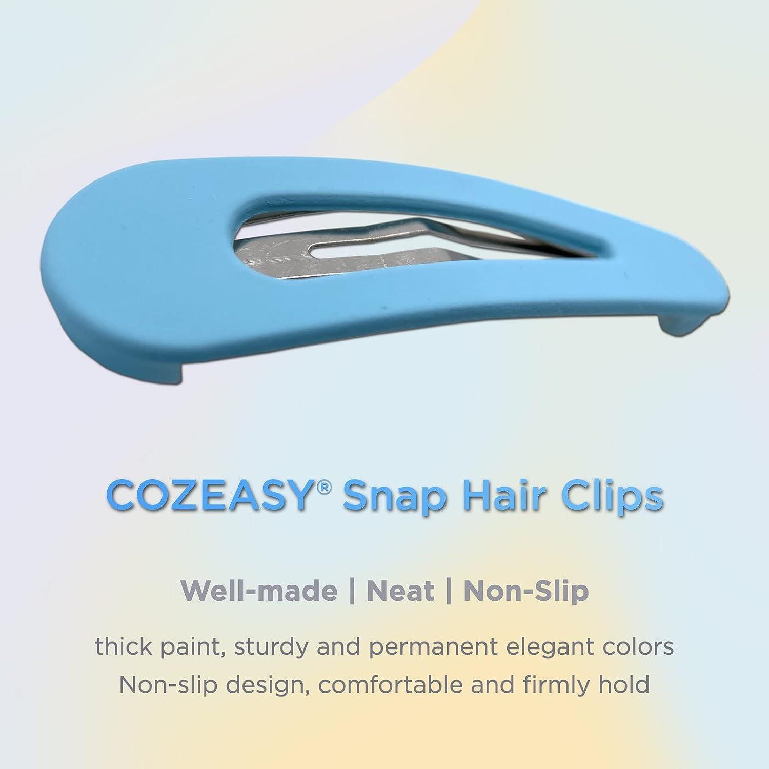 Colorful Snap Hair Clips No Slip Hair Clip Acrylic Hair Clip Snap Clip Hair  Snap Clips Hair Clips Matte Snap Hair Clips 