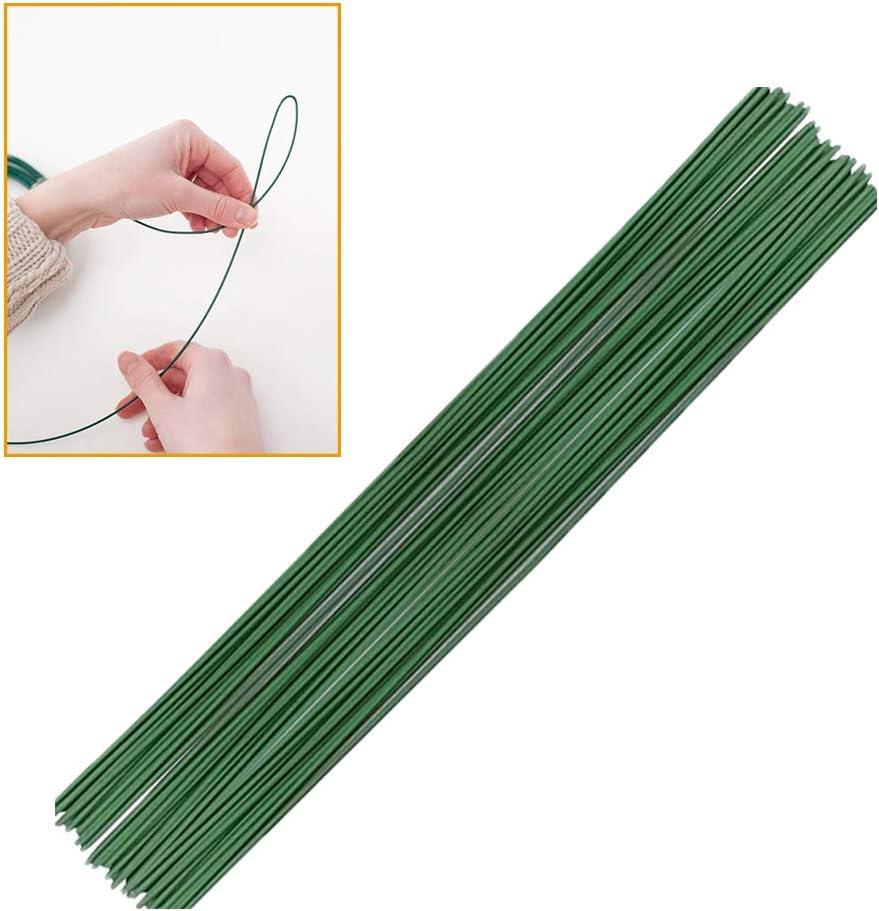 Hamiggaa 200 Pcs Floral Flower Stem Wire 16 Inch 22 Gauge Flower Paper  Wrapped Wire Green Crafting Floral Stem for Flower Arrangements DIY  Bouquent Stem Wrapping and Crafts