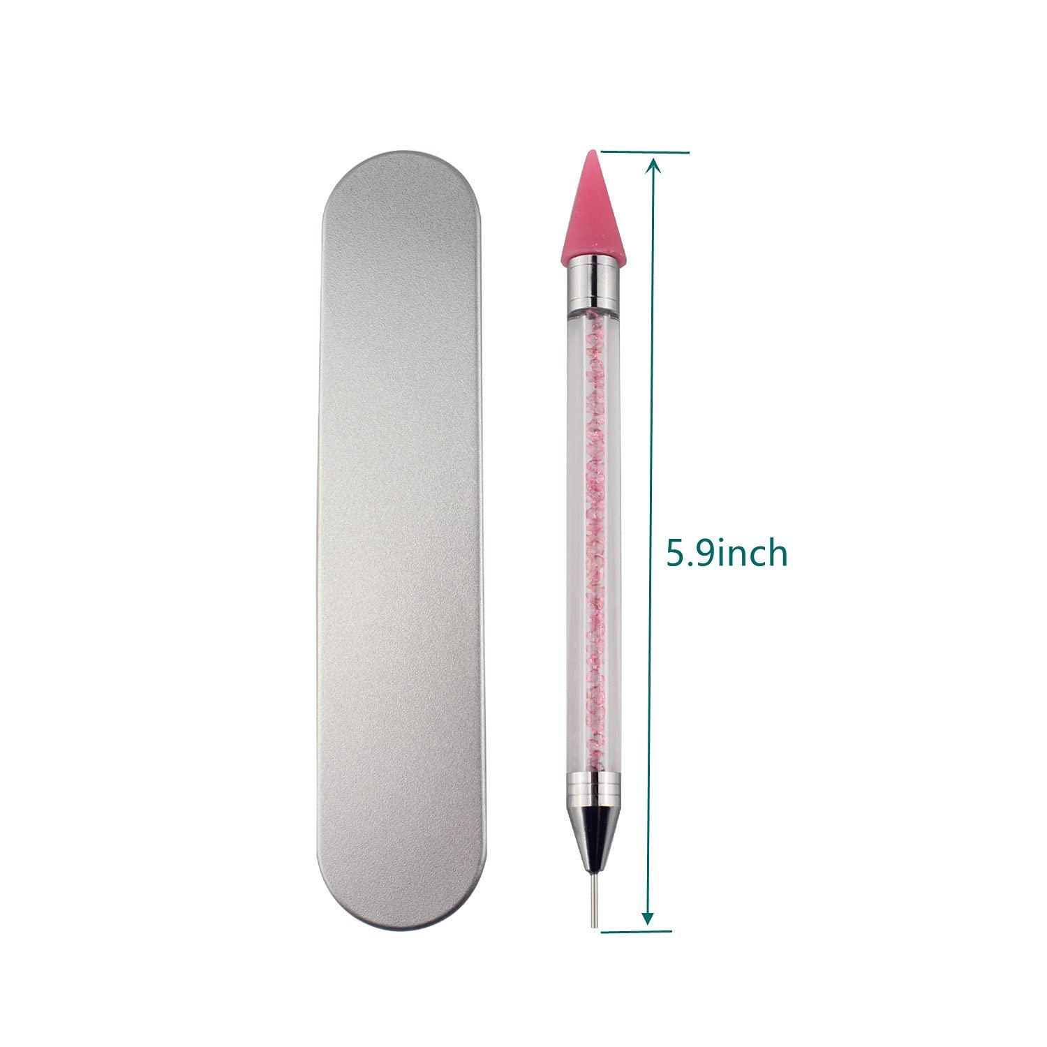 Wax Pen For Rhinestones Dual-ended Nail Dotting Pencil Wax Head