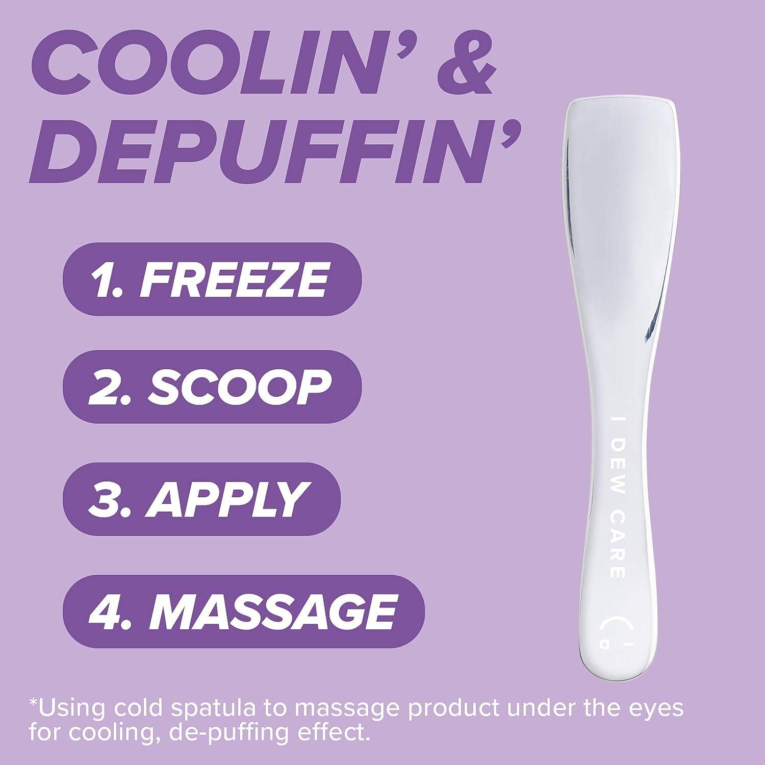 I Dew Care Multi-functional Applicator - Get The Scoop  Gift, Stainless  Steel Spatula, Beauty Tool for Cream, Lip Balm, Wash-Off Masks, Mixing,  Depuffing