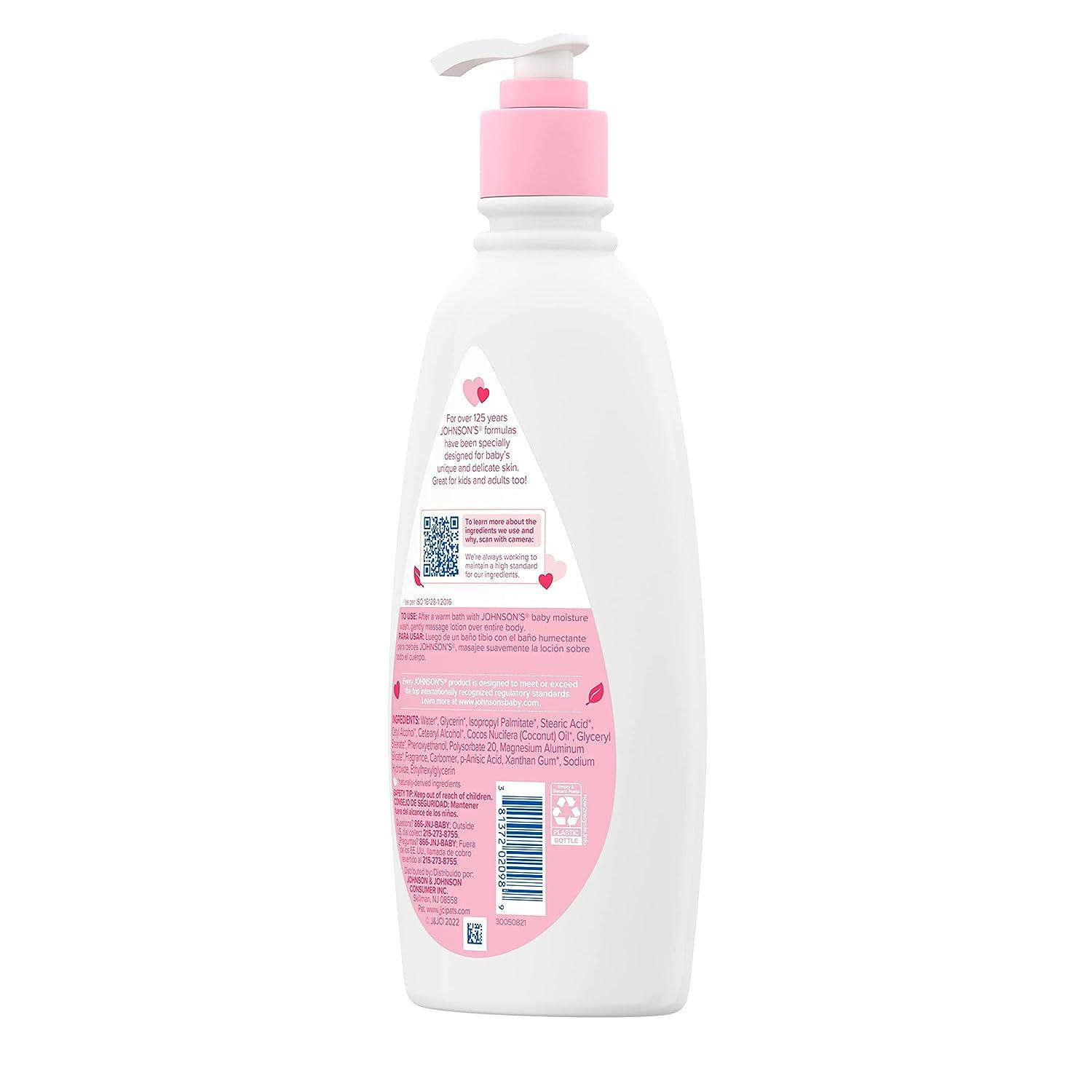  Johnson's Baby Moisturizing Pink Baby Lotion with