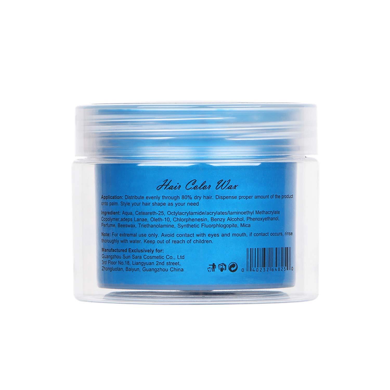 Temporary Color Styling Blue Hair Gel