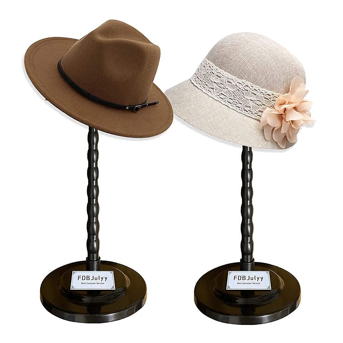 Wig Stand 2 Pack Wig head Stand Wig head ,2 PCS Wig Stand for 14.2 Inch  wigs Portable Wig Holder Hat Display Portable Travel Wig Holder Stands for  Multiple Wig Head Stand