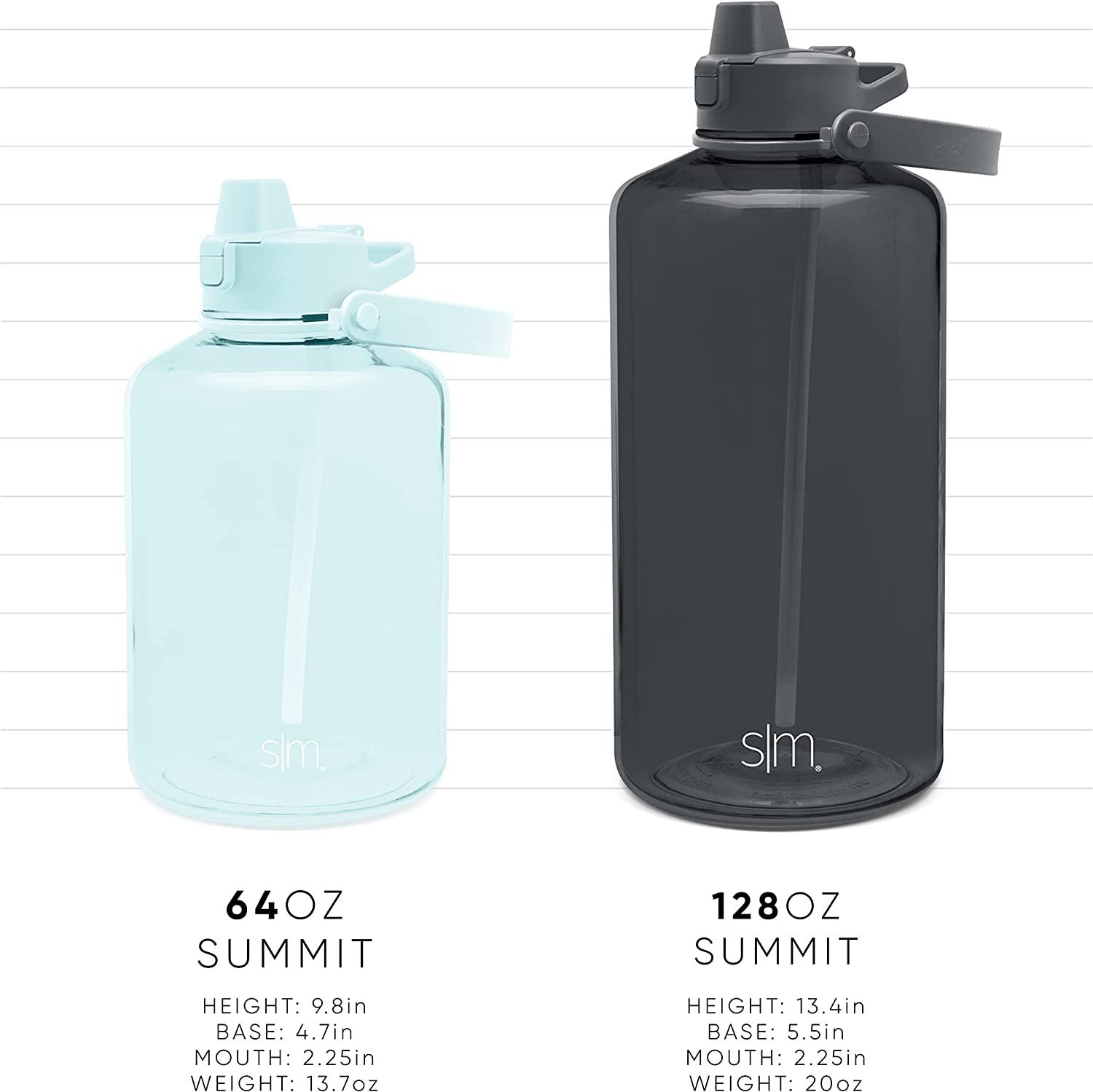32 oz. Summit Simple Modern Water Bottle With Silicone Straw & Lid