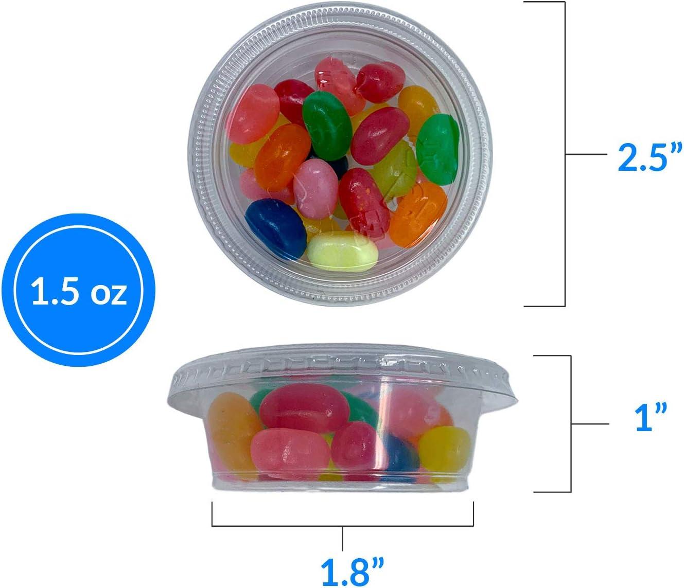 Reli. 2 oz Small Containers with Lids (250 Sets)