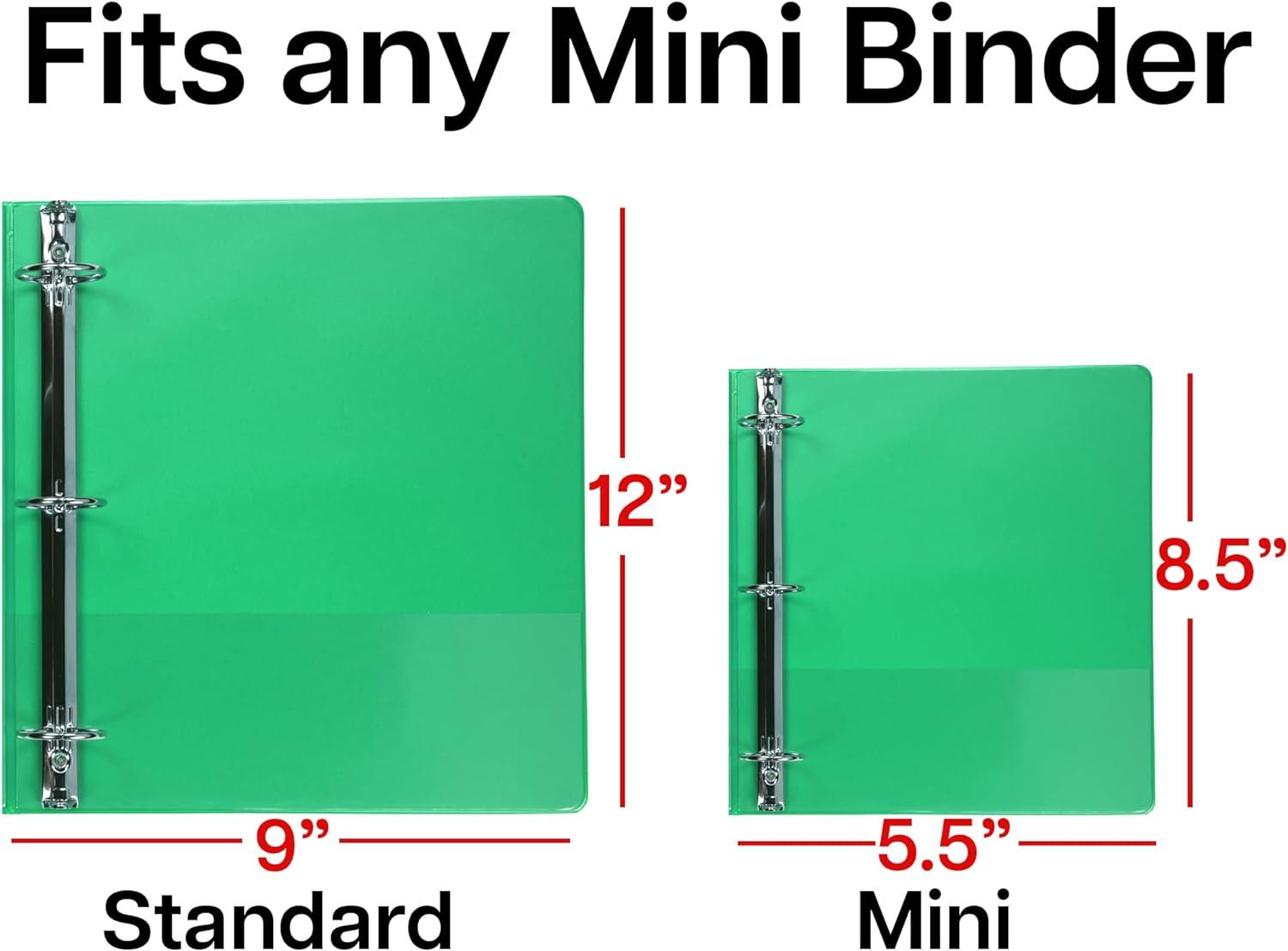  Mini Binder Sleeves - New