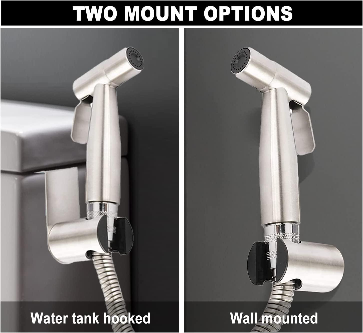 Toilet faucet Handheld Handheld Diaper Sprayer Shower Bidet Spray Hose  Holder