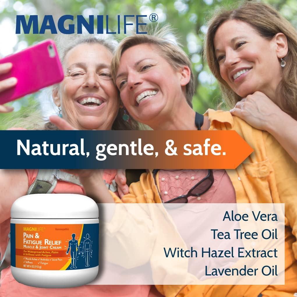 Magnilife Pain Relief Cream, Leg & Back - 4 oz