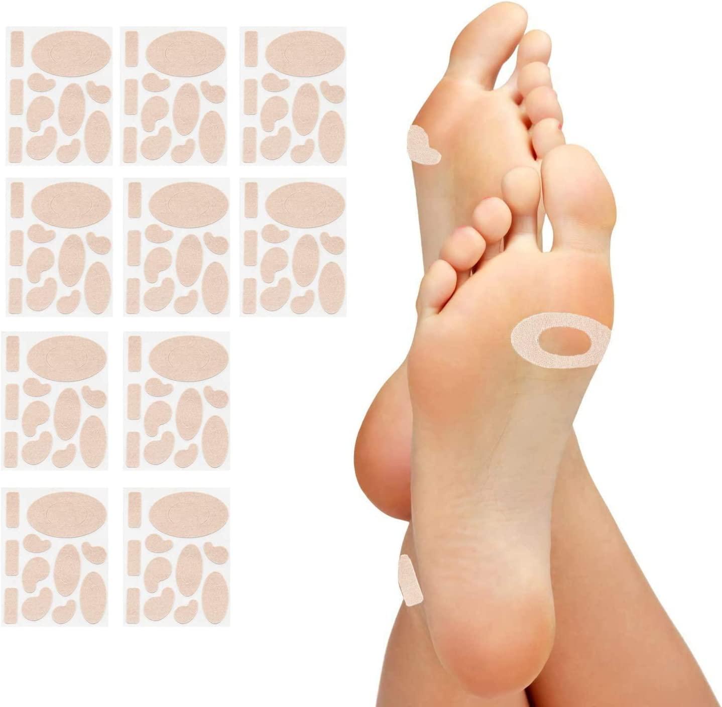 Moleskin Adhesive Pads for Feet - Blister Prevention Padding - 110
