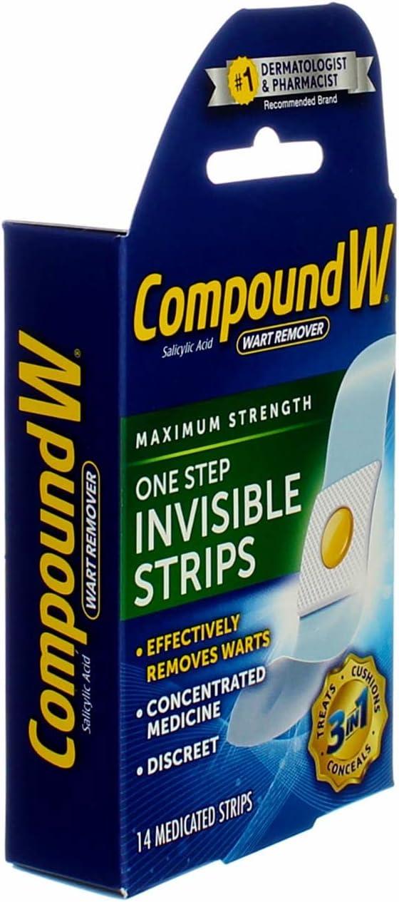  Compound W Maximum Strength One Step Invisible Wart