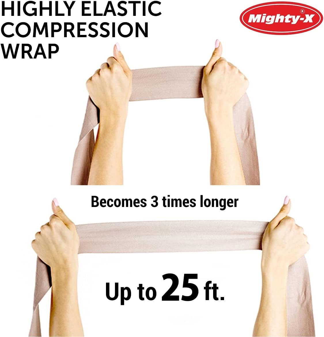  Premium Elastic Bandage Wrap - 2Pack + 4 Extra Clips