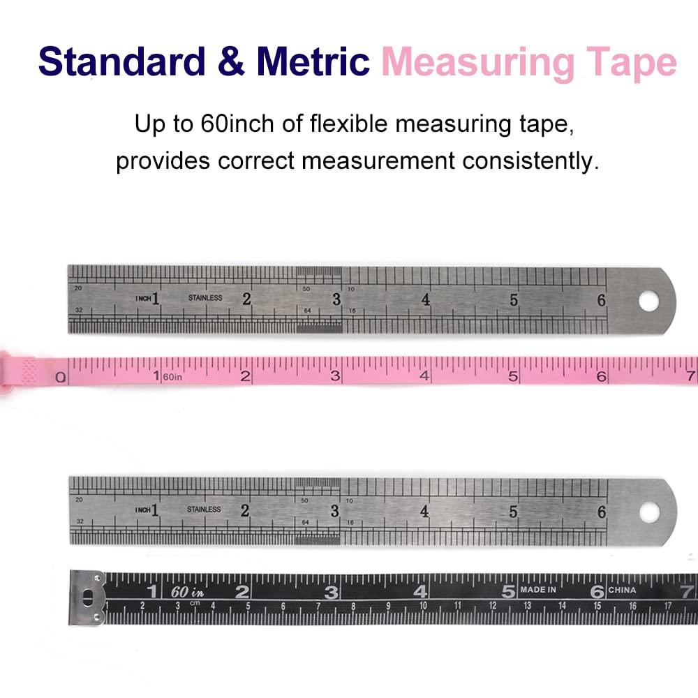 Customary/Metric Tape Measure, Set of 10