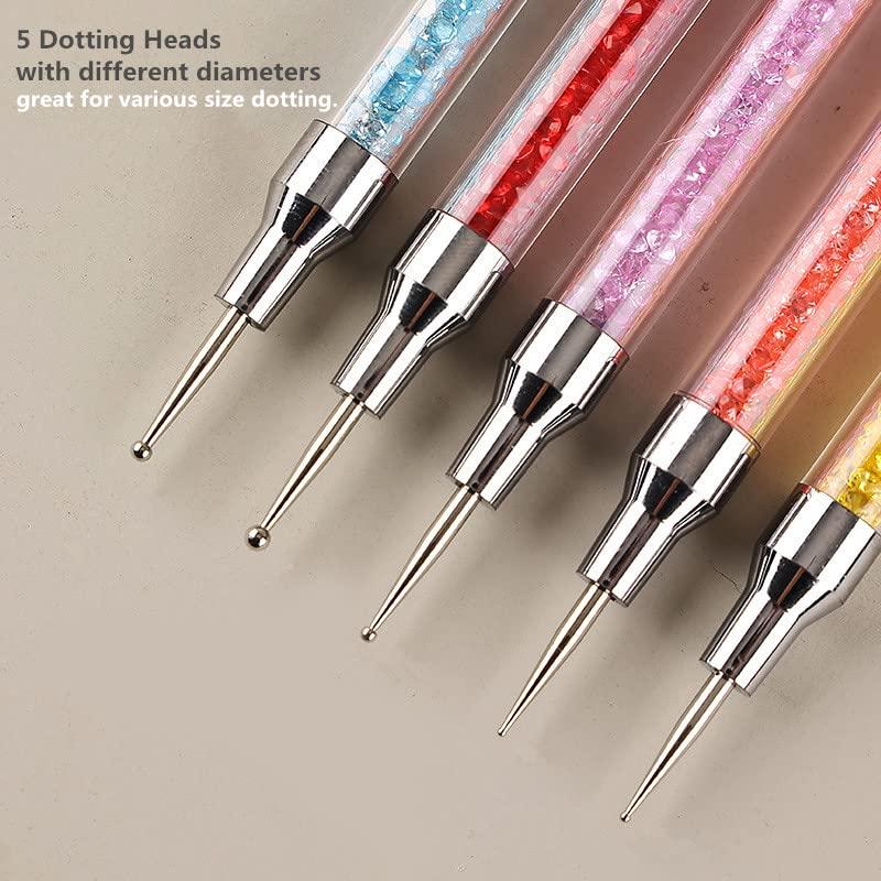 38pcs Nail Art Design Brushes Set Dotting Painting Drawing Polish Pen Tools  Kit | Shopee Philippines