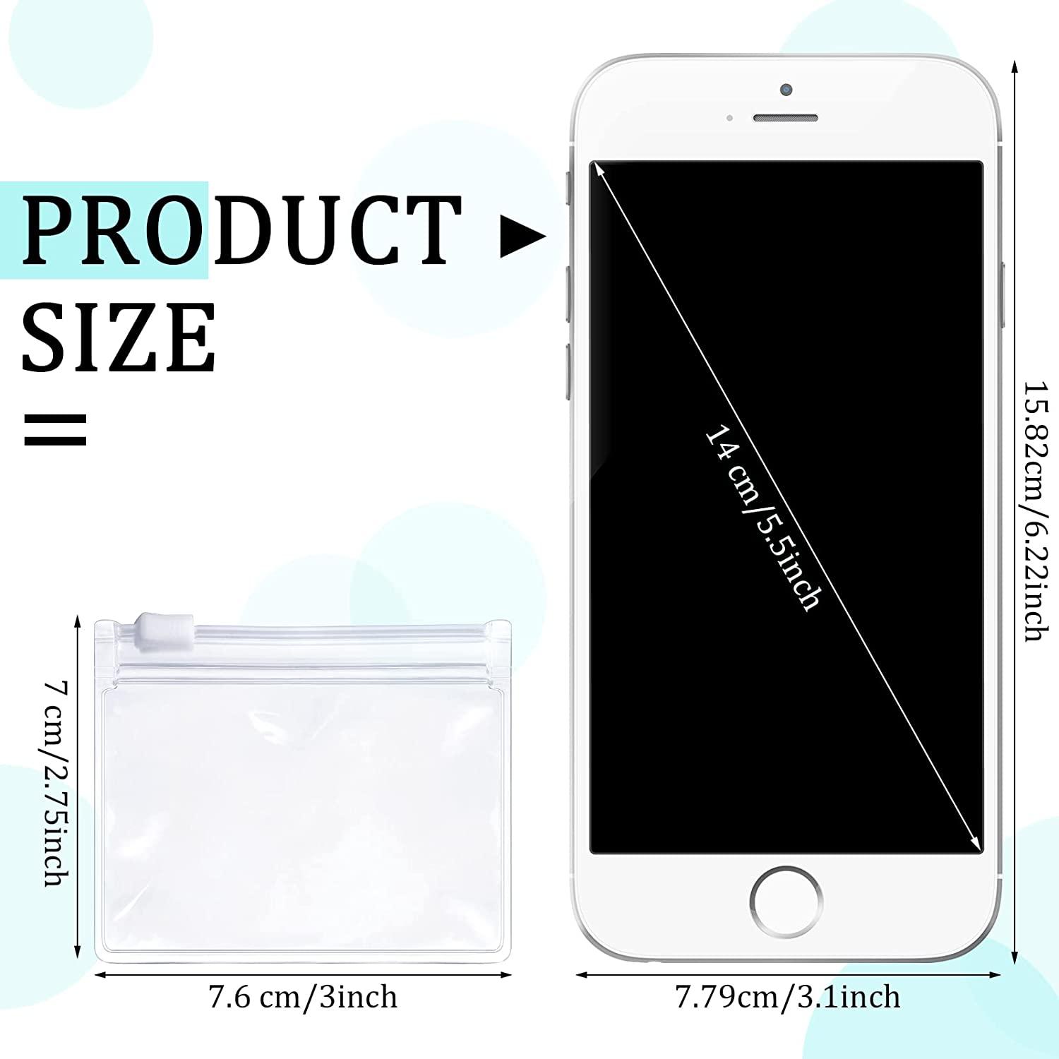 Pill Pouch Bags Zippered Pill Pouch Set Reusable Pill Baggies Clear Plastic  Pill Bags Self Sealing Travel Medicine Organizer Storage Pouches with