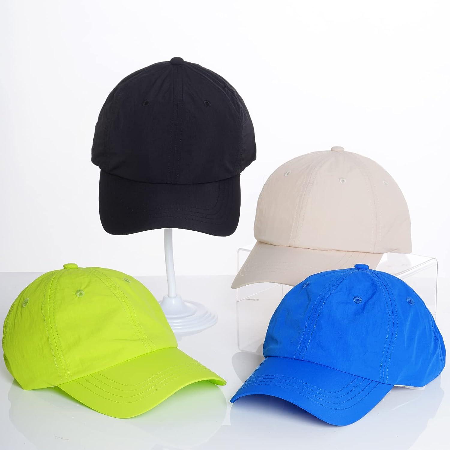 Men Waterproof Baseball Cap Windproof Golf Cap Adjustable Tennis Hat for Men  Women Outdoor Workout Sports Black