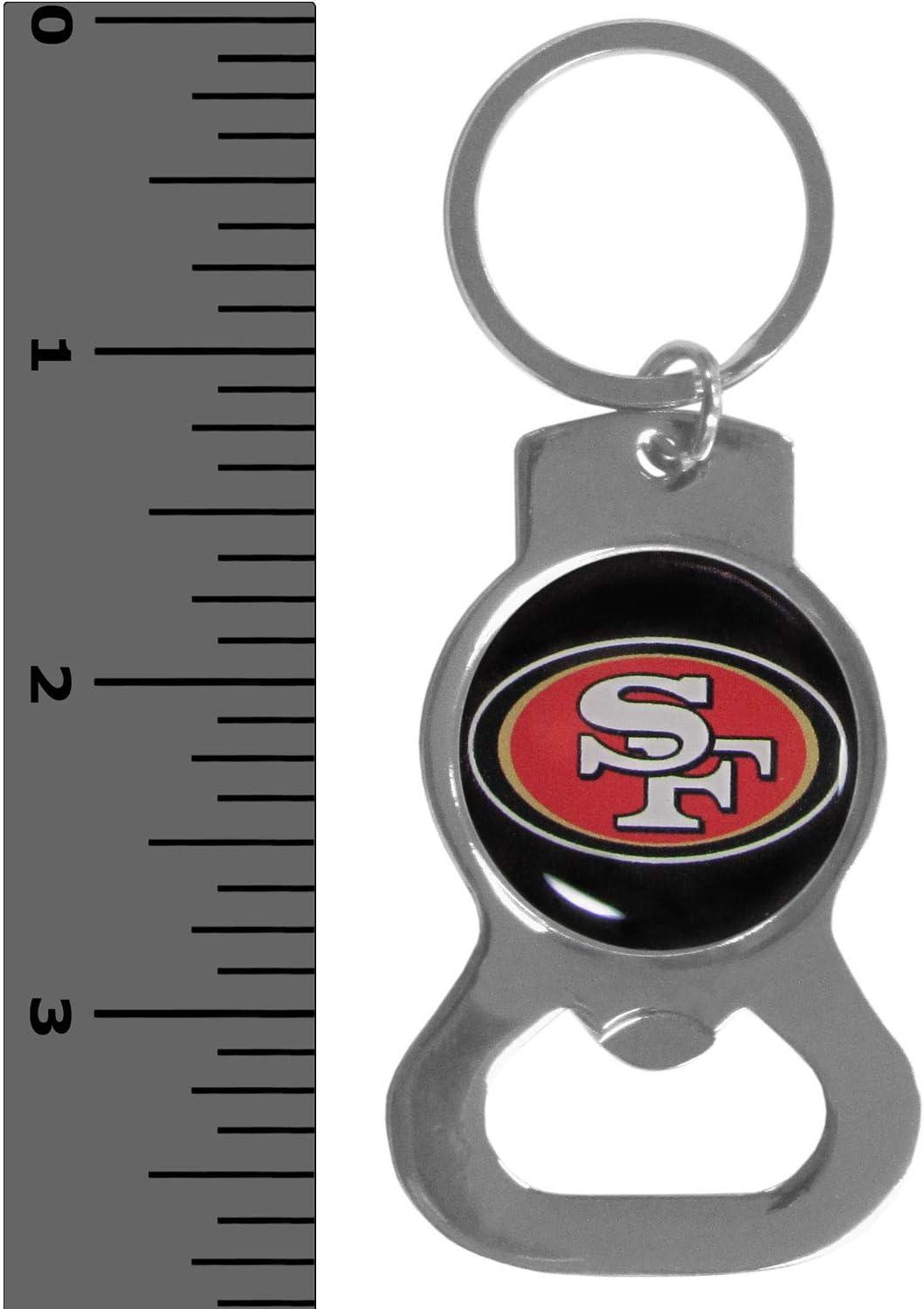 NFL Siskiyou Sports Fan Shop San Francisco 49ers Chrome Key Chain One Size  Team Colors