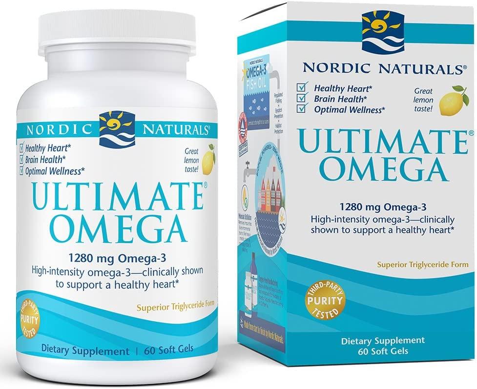 Ultimate Omega ? One Daily ? 1,075 mg Fish Oil ? Lemon (30 Softgels)