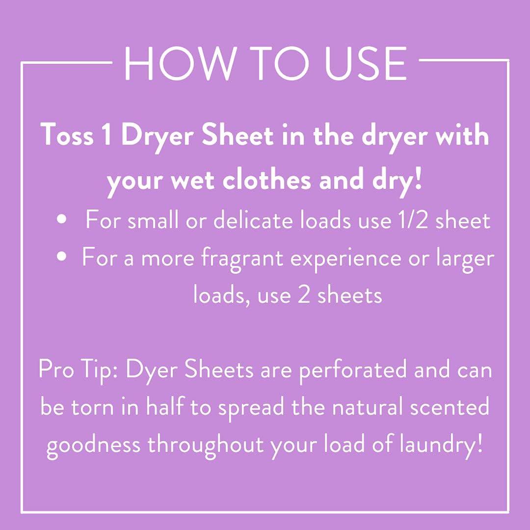Dryer Sheets, Lavender, 120 Sheets