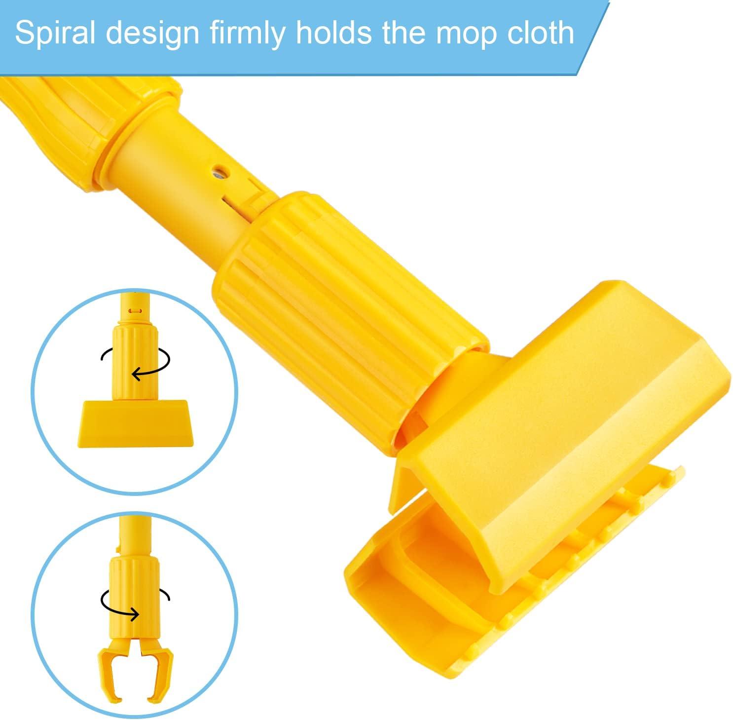 Collapsible Spill Mop Handle, 22 Length, Yellow - mastersupplyonline