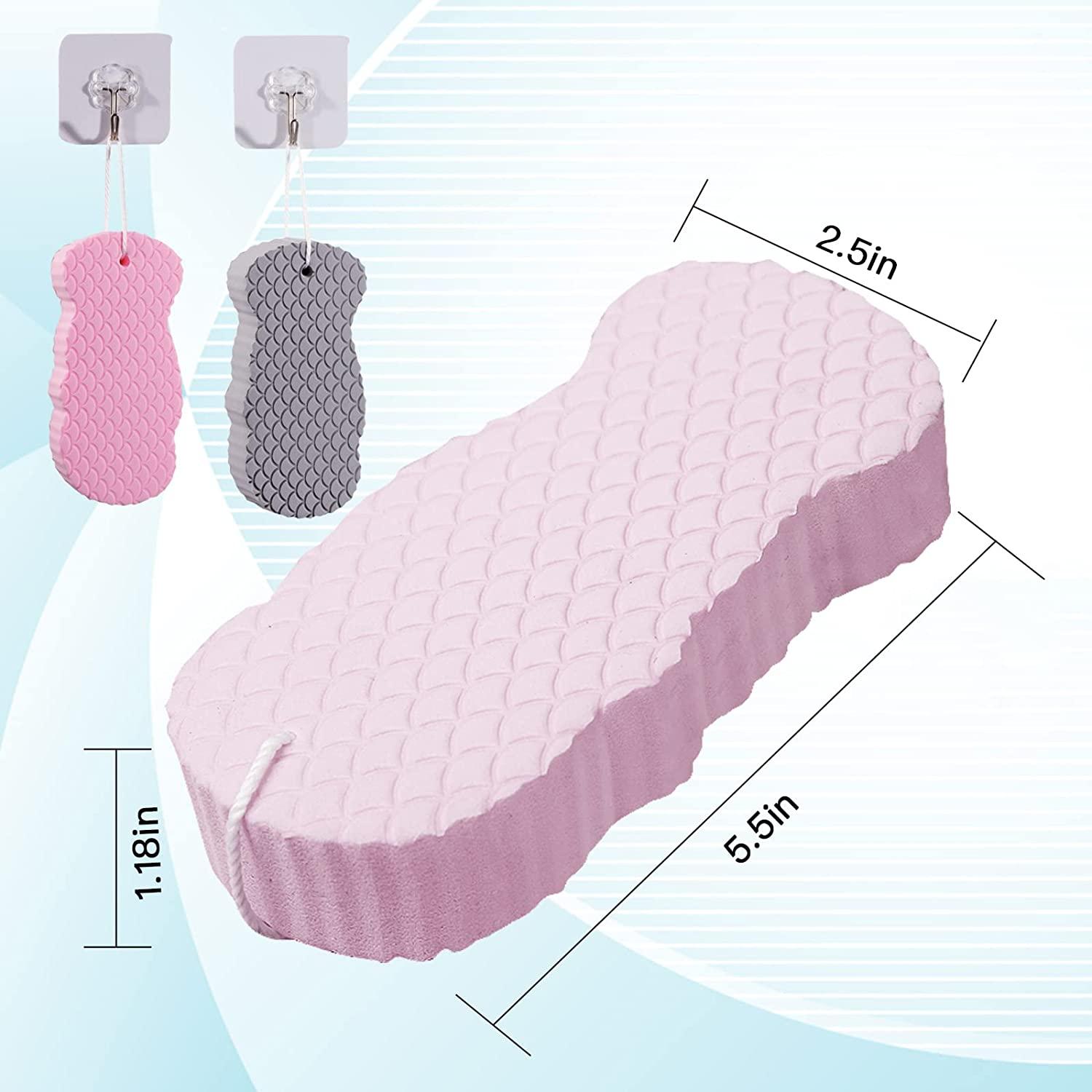 oAutoSjy Ultra Soft Exfoliating Bath Sponge 3D Painless Bath