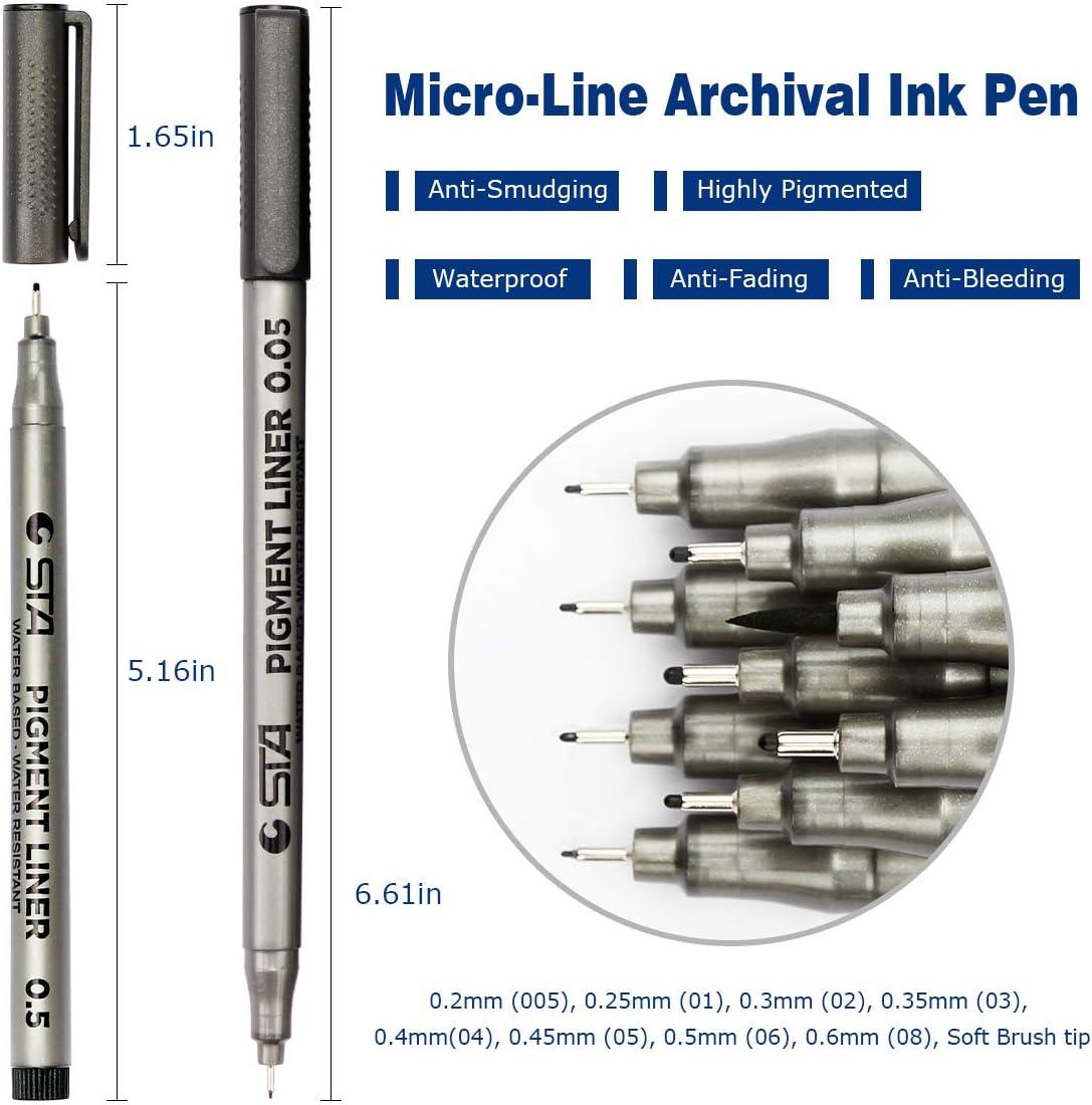 Uni PIN 05 Fine Liner Drawing Pen 0.5mm - Sharpies, Liners - Coloring  Supplies - Live in Colors