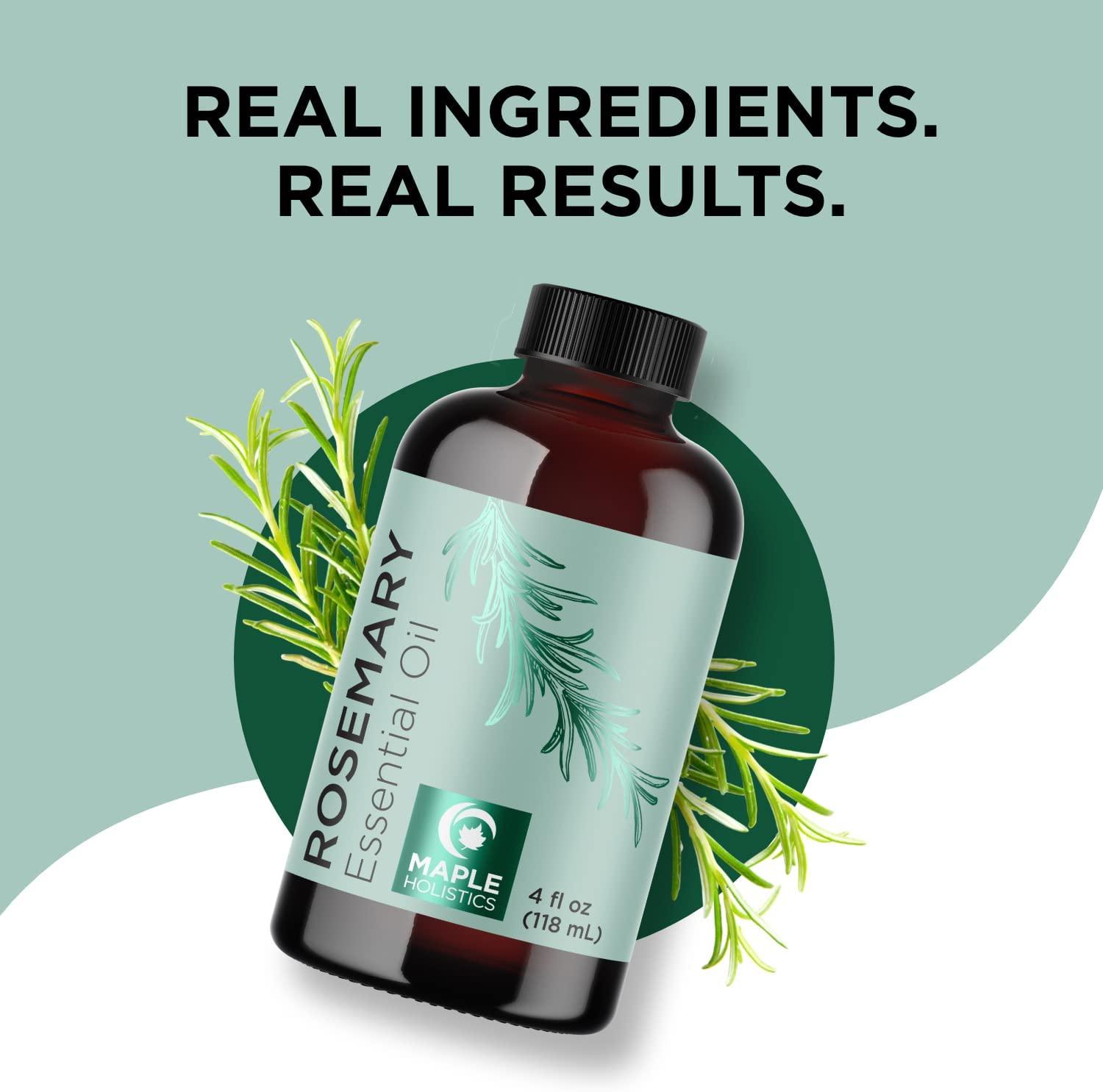 Pure Rosemary Oil for Hair and Body - Maple Holistics Rosemary