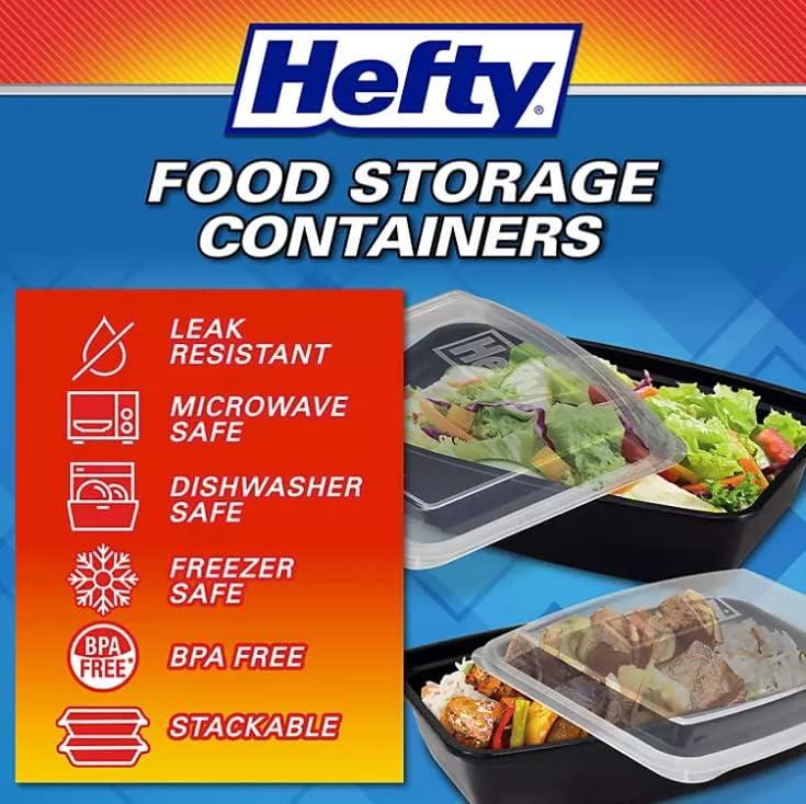 Hefty Food Storage Containers w/ Lid (28 oz., 30 ct.).Choose Your Types