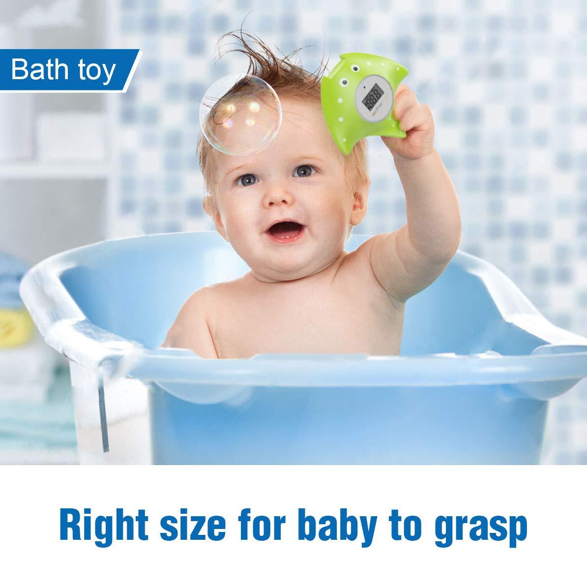 Pircaath Baby Bath Thermometer Floating Toy, Digital Bath