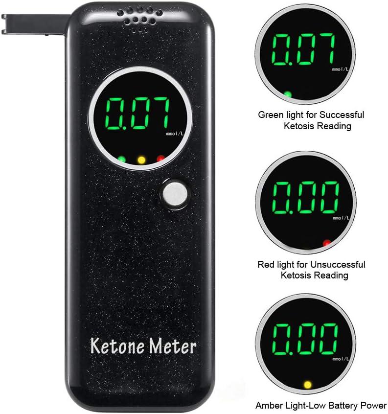 Ketone Breath Analyzer, Ketone Meter With 3 Led Indications