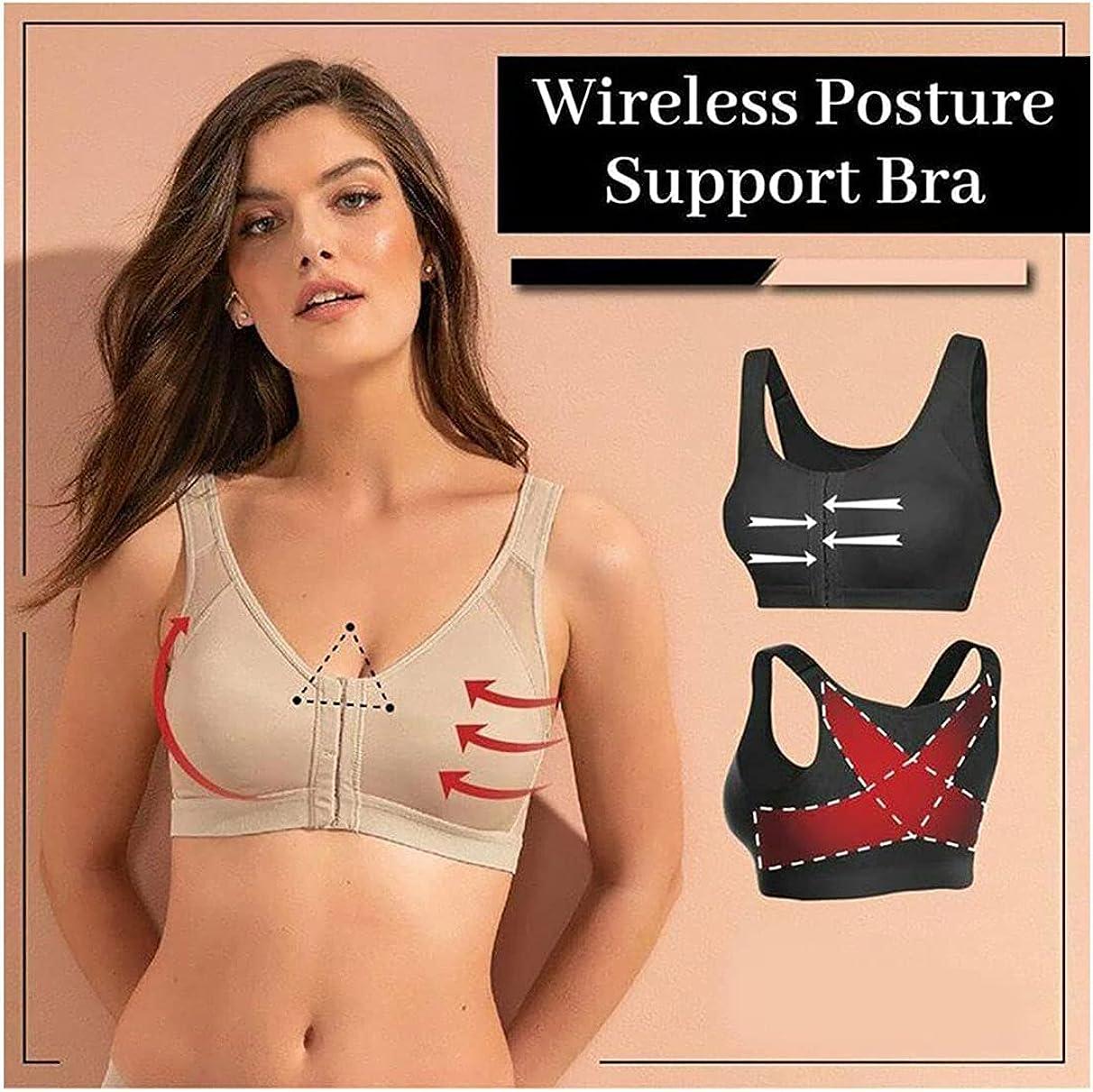 Womens Sports Yoga Fitness Bras Wire Free Thin Padded Underwear  Adjusted-Straps Casual Bra 