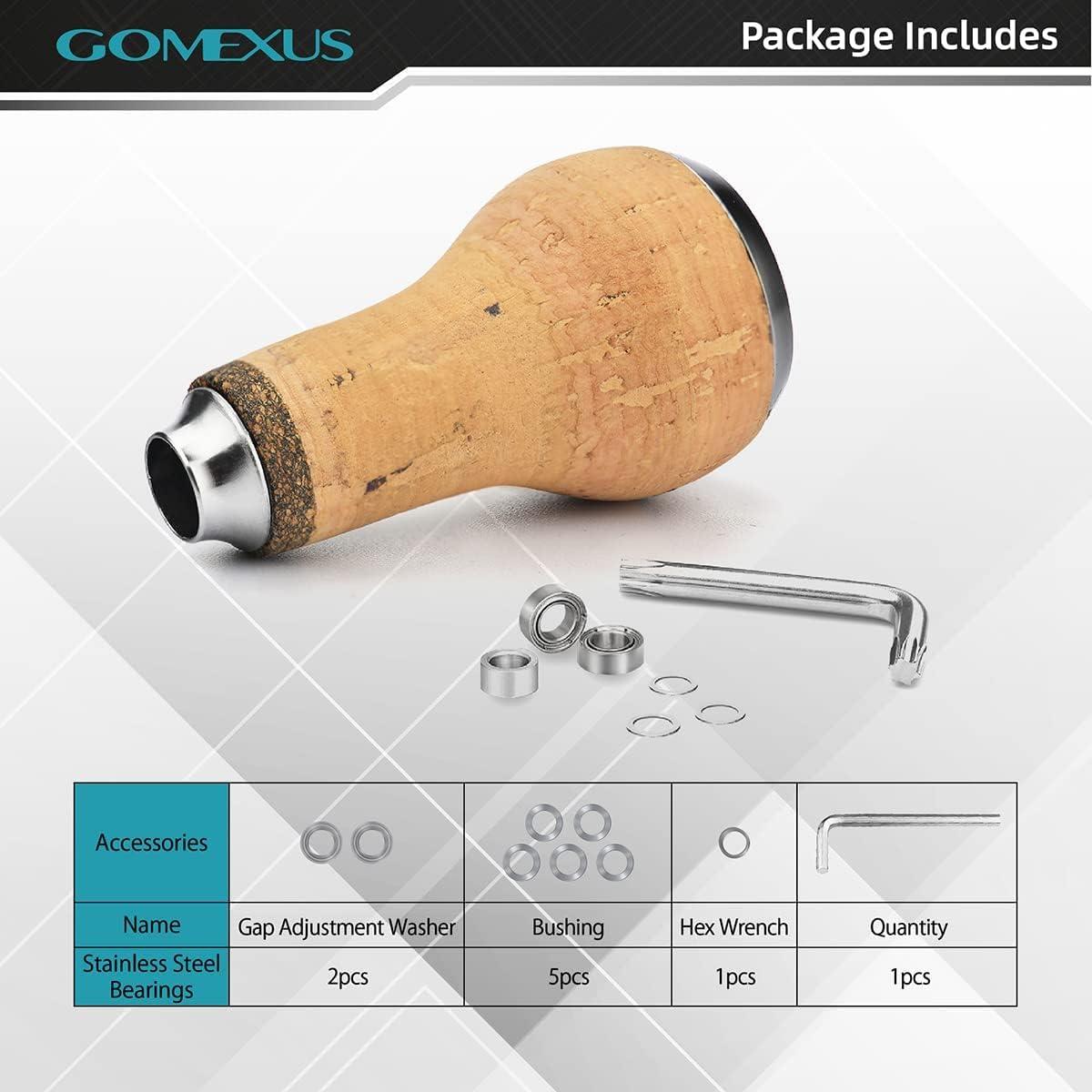 GOMEXUS 1 Piece Bass Fishing Cork Knob Compatible for Shimano Stradic Tranx  SLX Daiwa Tatula 13 Fishing Spinning Baitcasting Reel 27mm
